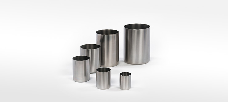 Single-walled stainless steel containers 125 ml - 5 litres