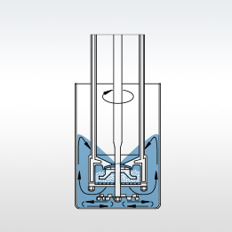 Cleaning the milling system is carried out with a suitable cleaning fluid in a separate container